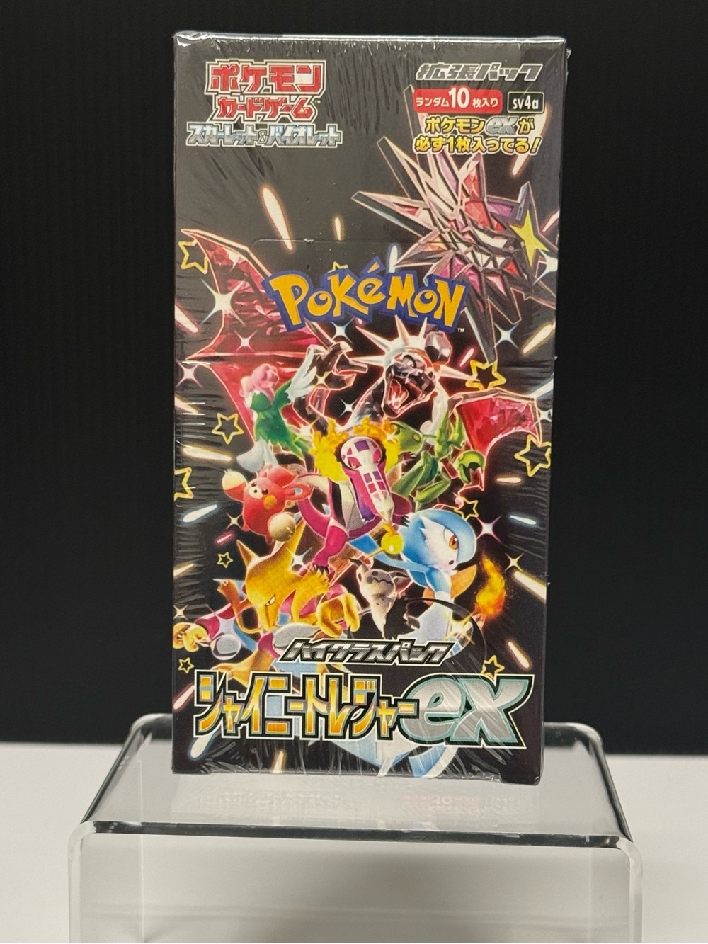 Japanese Shiny Treasures ex Sealed booster box Sv4a High Grade